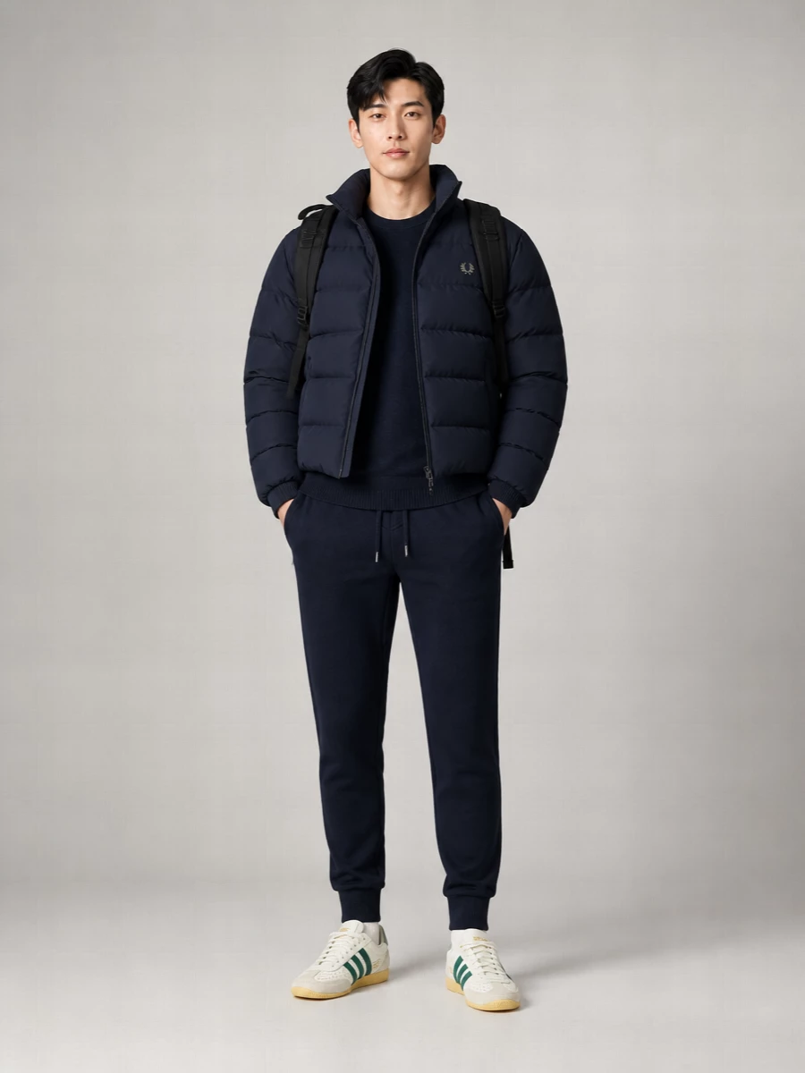 Fred Perry Quilted Padded Jacket