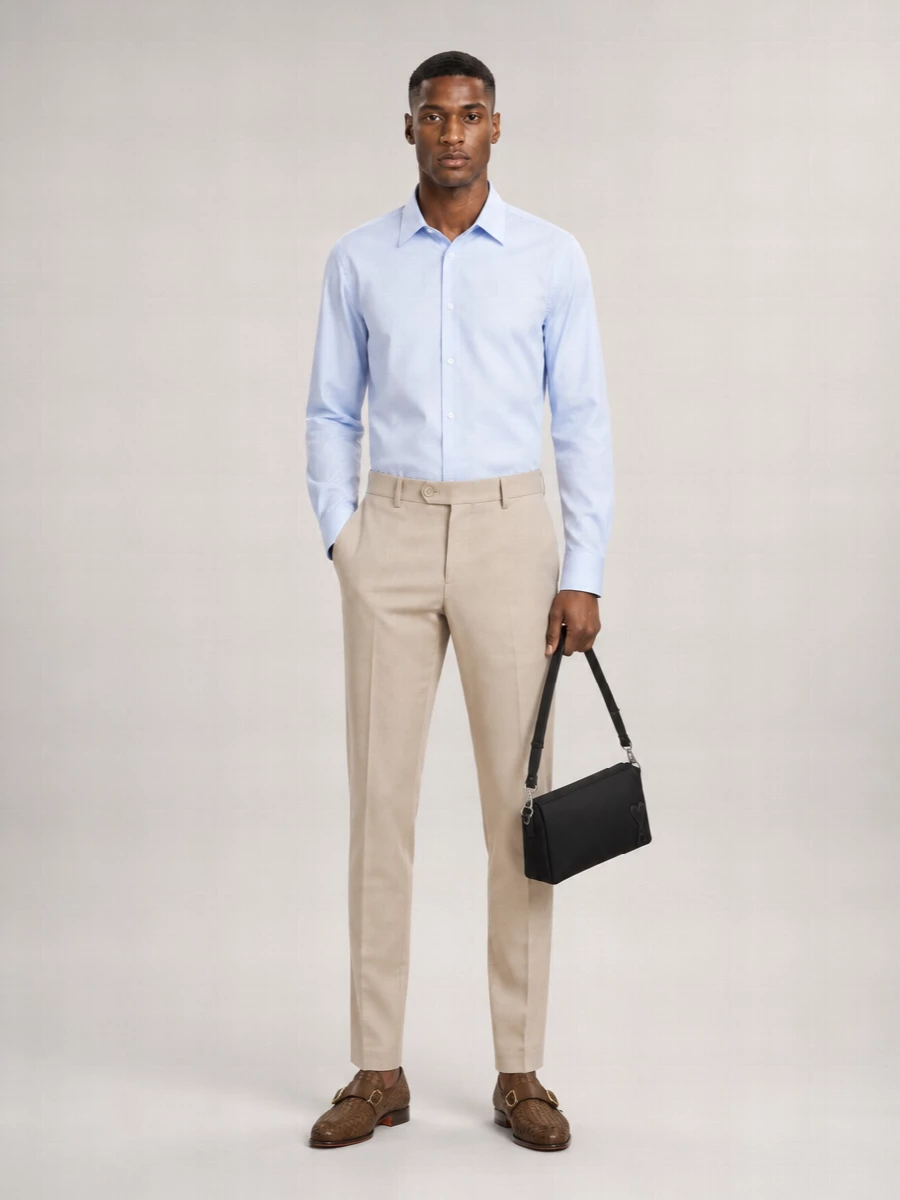 Santoni Suede Leather Monk Shoes