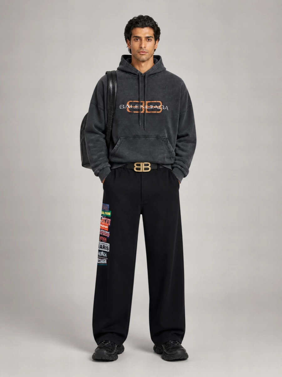 Balenciaga Wide-Leg Trousers