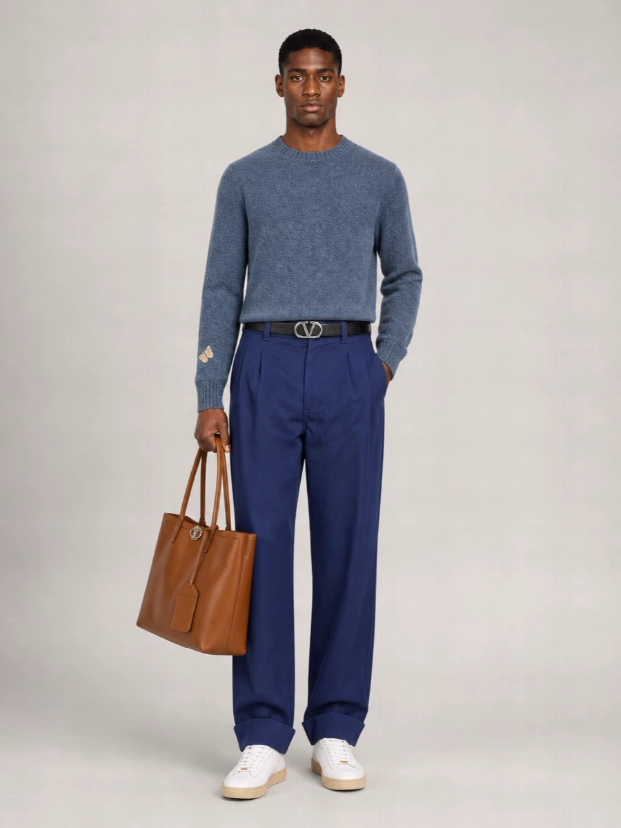 Valentino Garavani Melange Wool Sweater