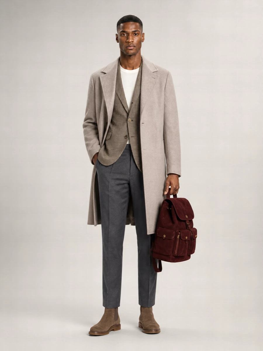 Brunello Cucinelli Virgin Wool Single-Breasted Coat