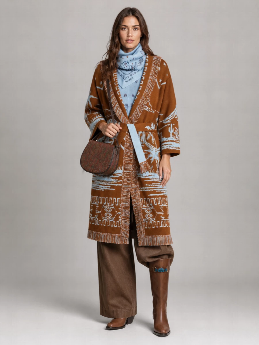 Chloé Leather Embroidered Over-The-Knee Boots