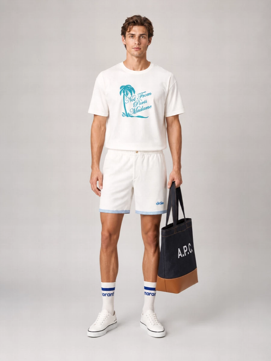 Drôle De Monsieur Regular-Fit Cotton T-Shirt