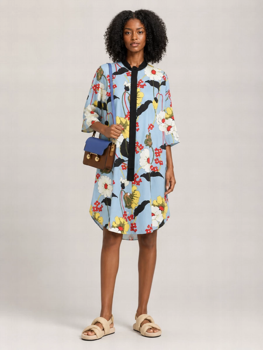 Marni Cotton Knee-Length Dress