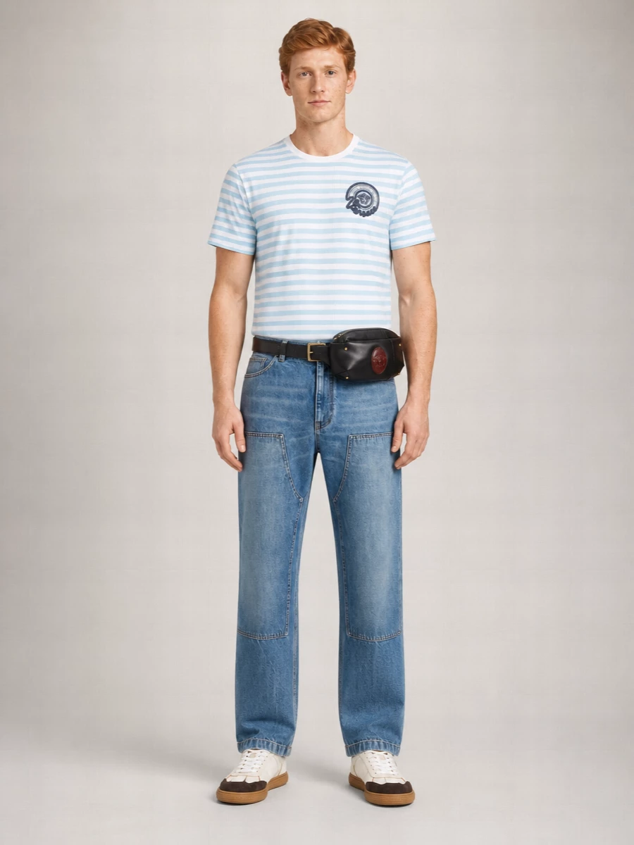 Versace Denim Carpenter Straight-Leg Jeans