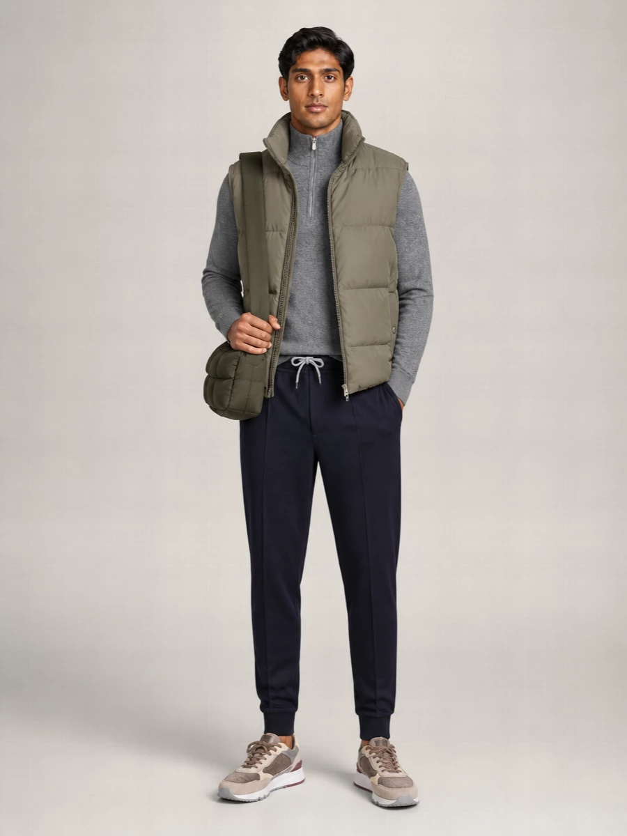 Brunello Cucinelli sleeveless padded down gilet