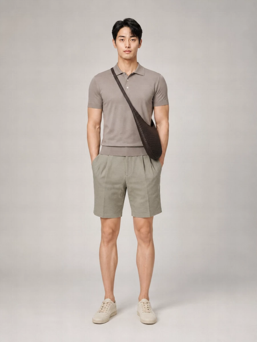 Brunello Cucinelli Cotton Knit Polo Shirt