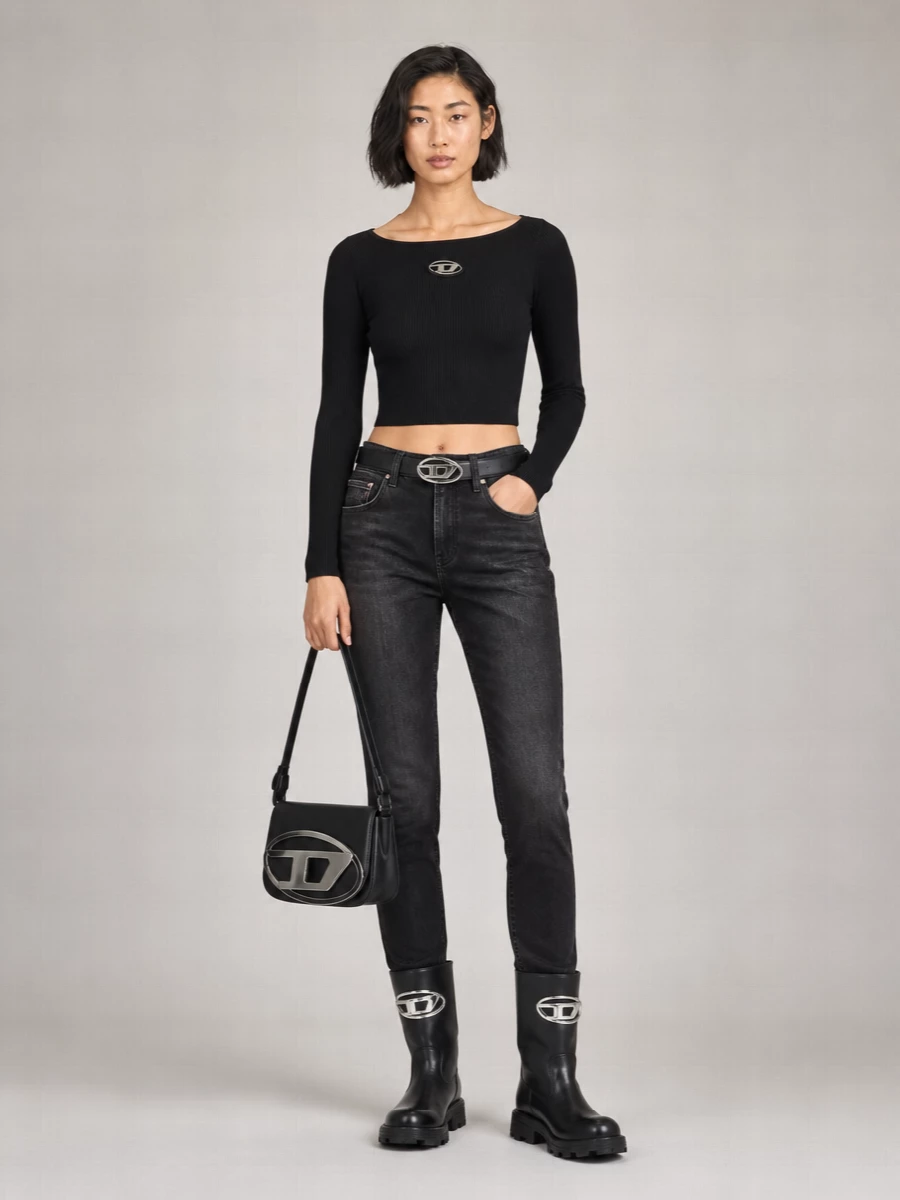 Diesel Leather Ankle Boots