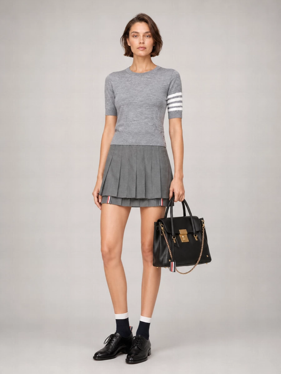 Thom Browne Short-Sleeve Jumper