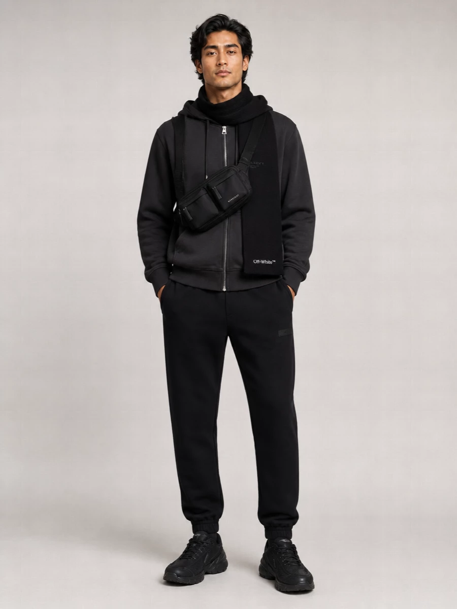 Givenchy Cotton Zip Up Hoodie