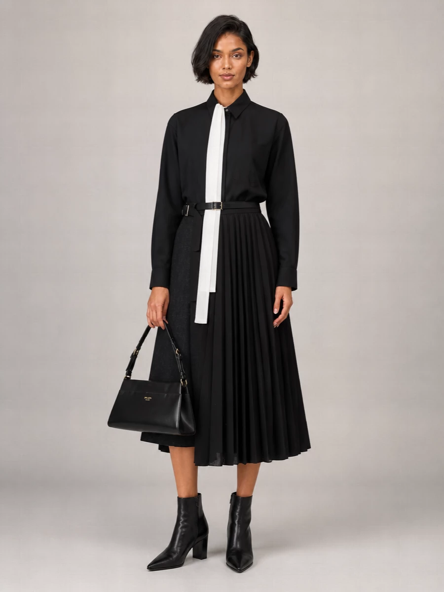 Prada Enchaîné Medium Leather Shoulder Bag