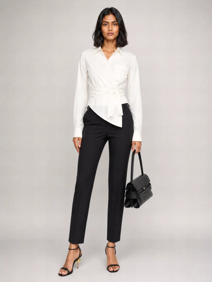 Moschino Virgin Wool Tailored Trousers