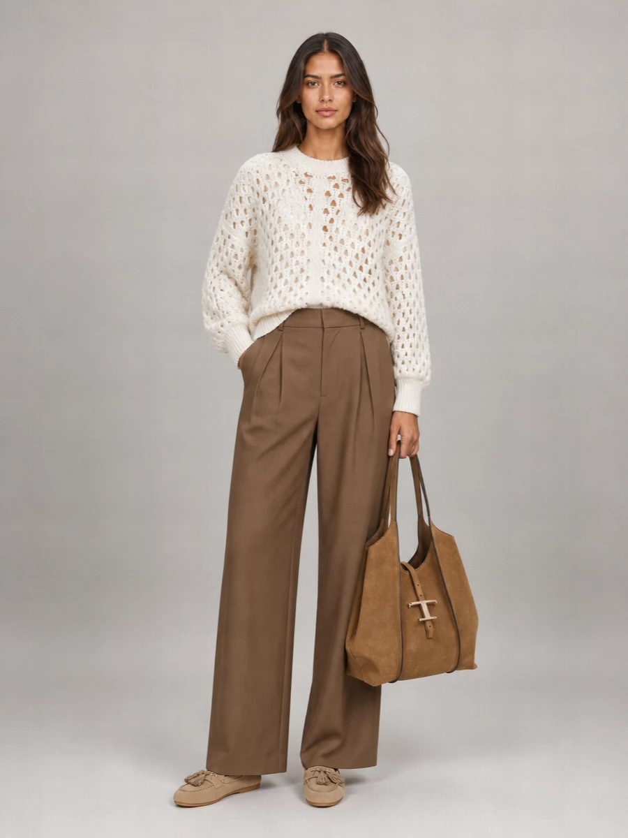 Tod's T Timeless Small Suede Tote Bag