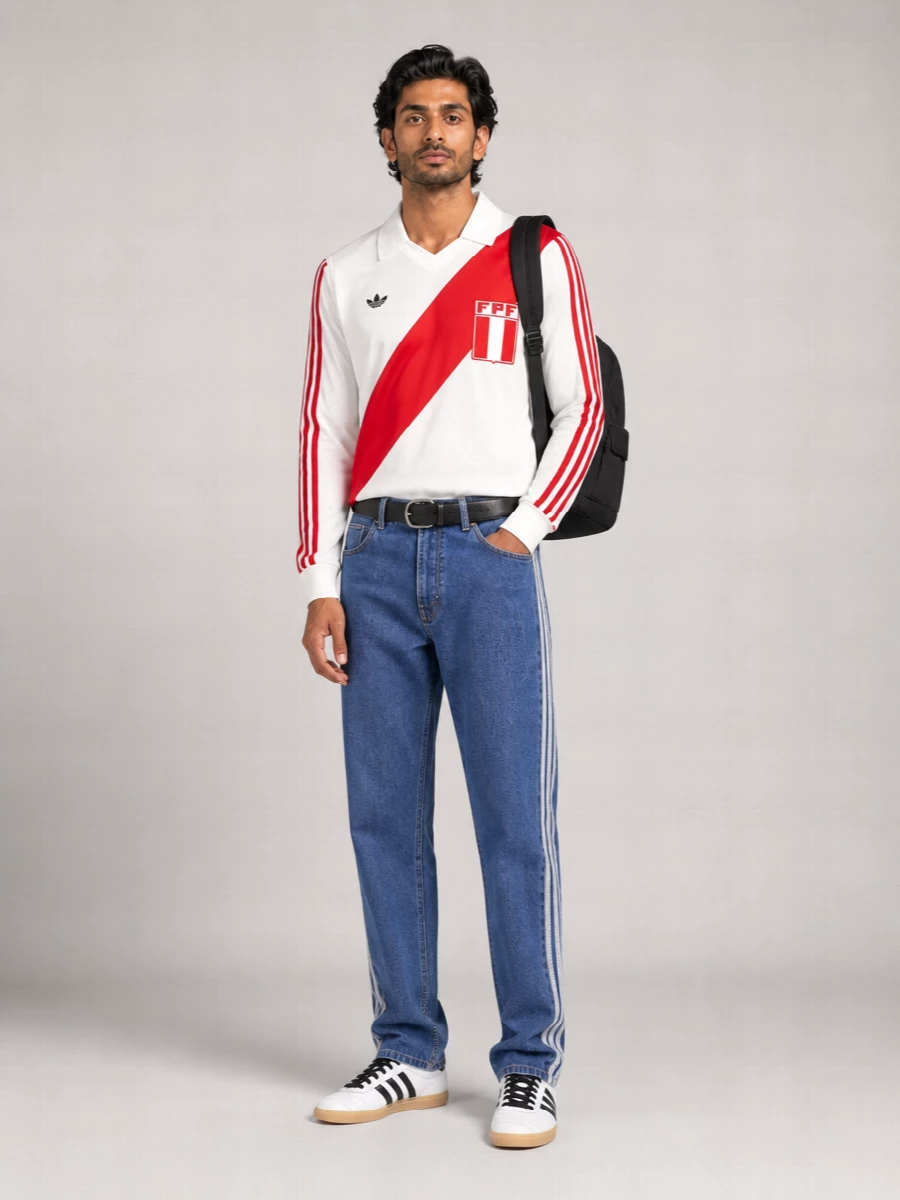 Adidas Straight-Leg Jeans