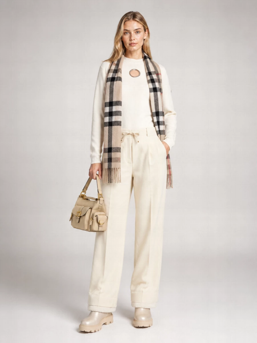 Moncler Virgin Wool Wide-Leg Trousers