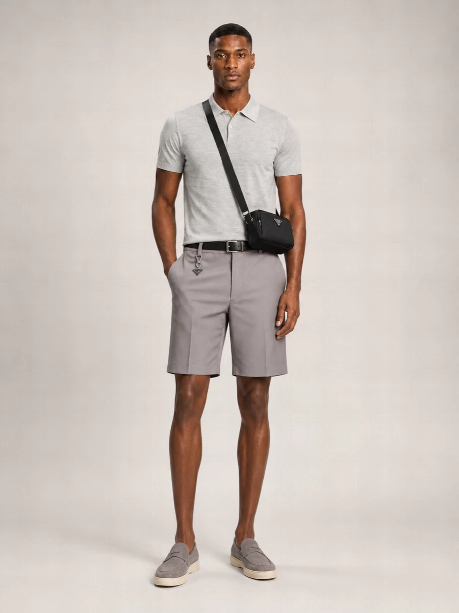 Prada Cotton Tailored Shorts