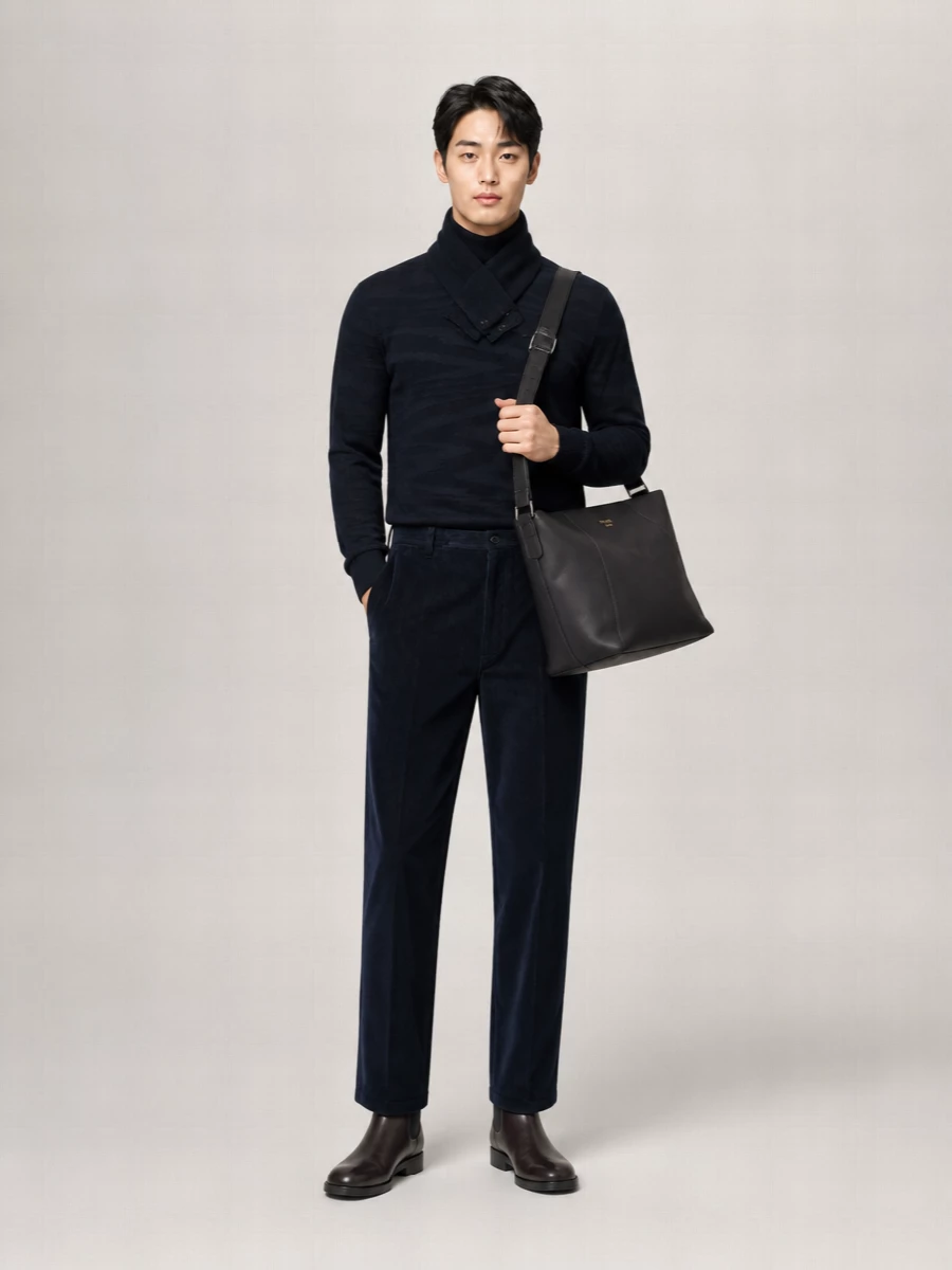 Missoni Wool Zigzag-Print Ribbed Turtleneck Jumper