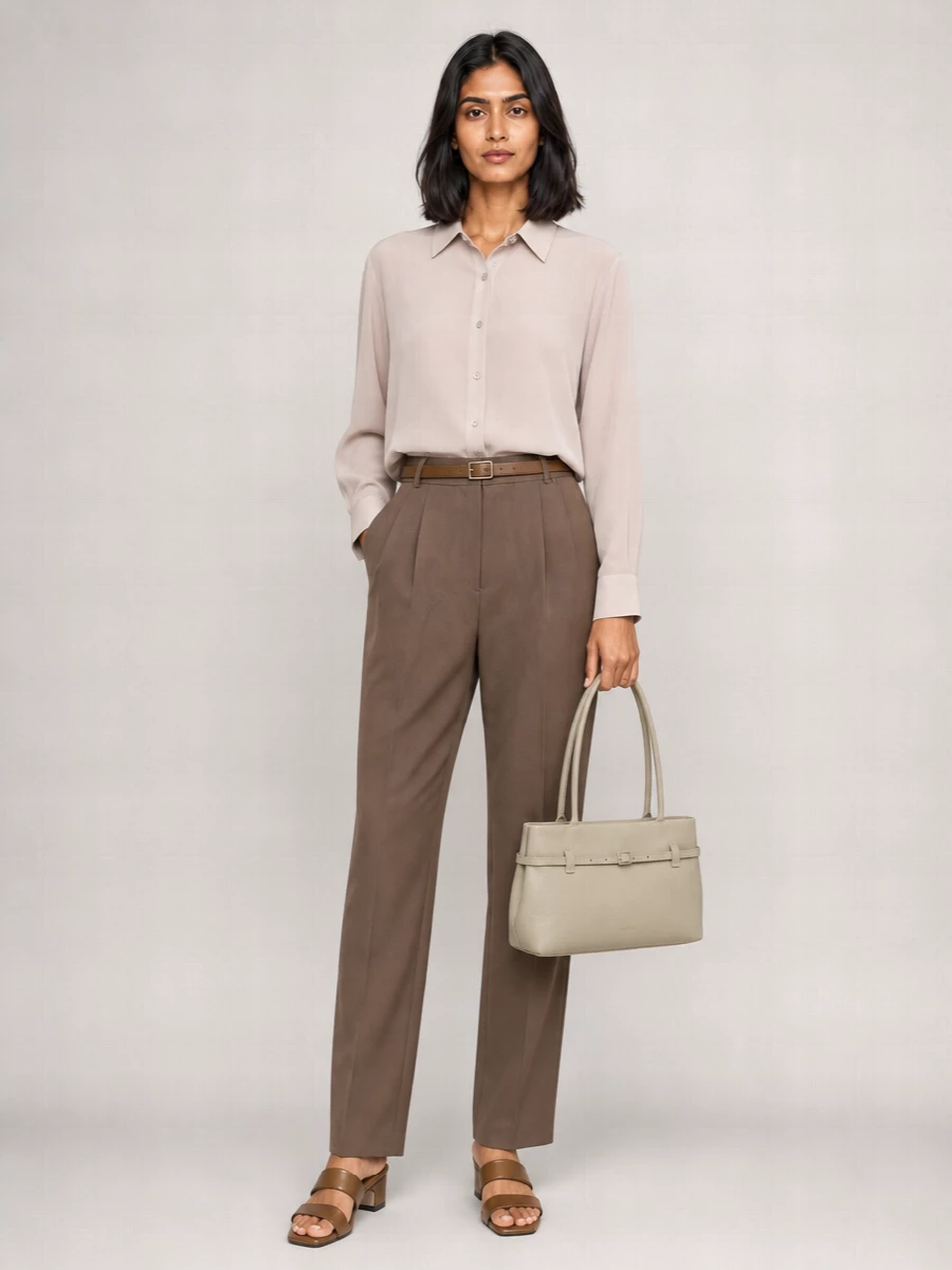 The Frankie Shop Straight-Leg Tailored Trousers
