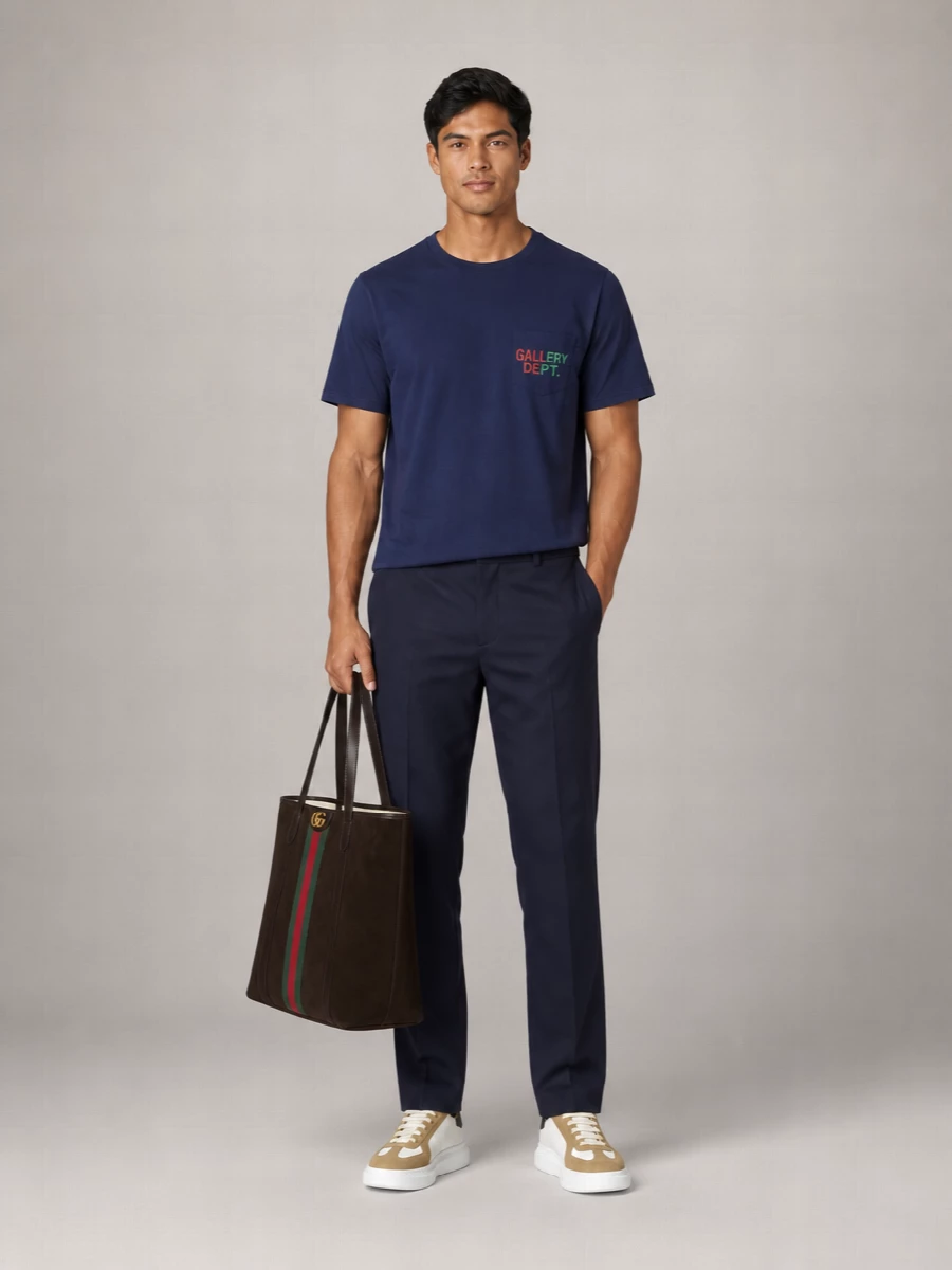 Gucci Leather Tote Bag