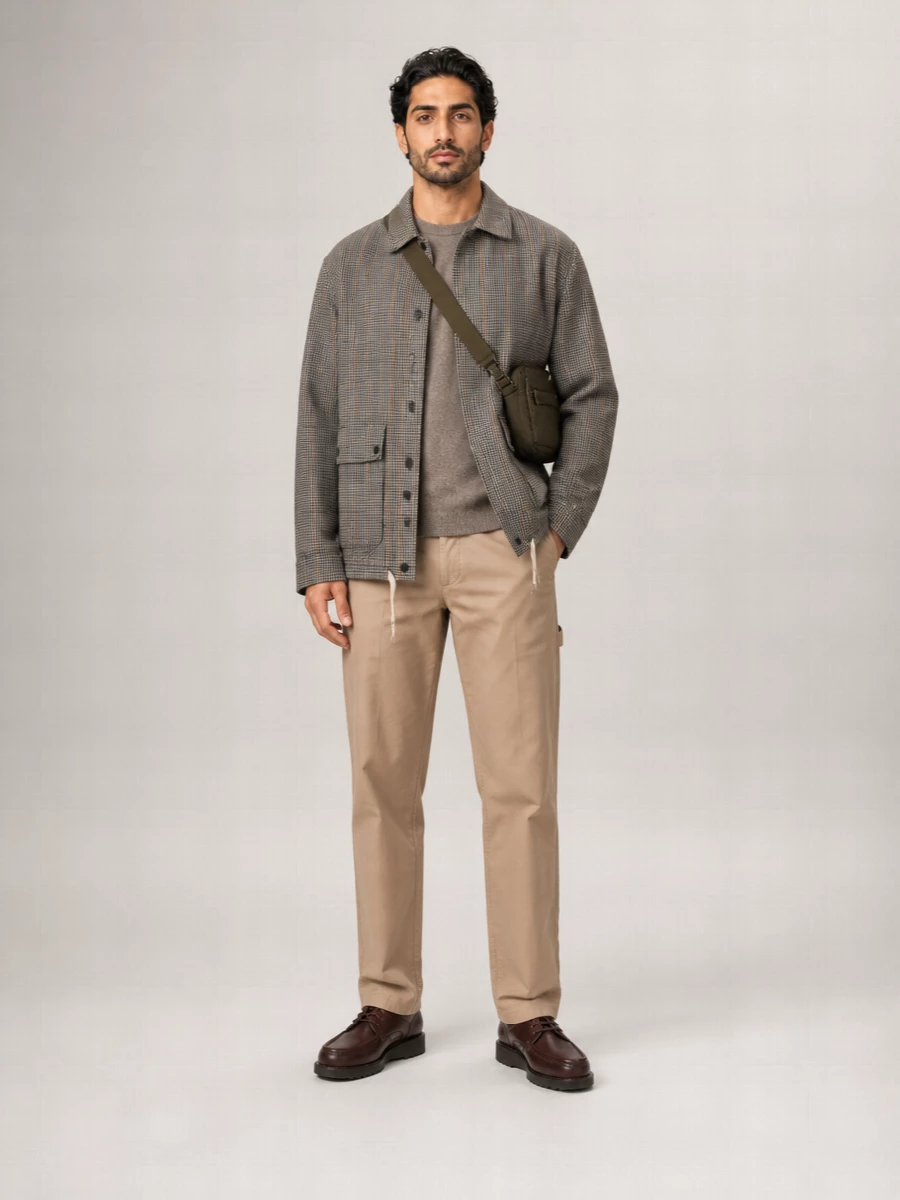 Barbour Linen Cotton Single Breasted Overshirt Jacket