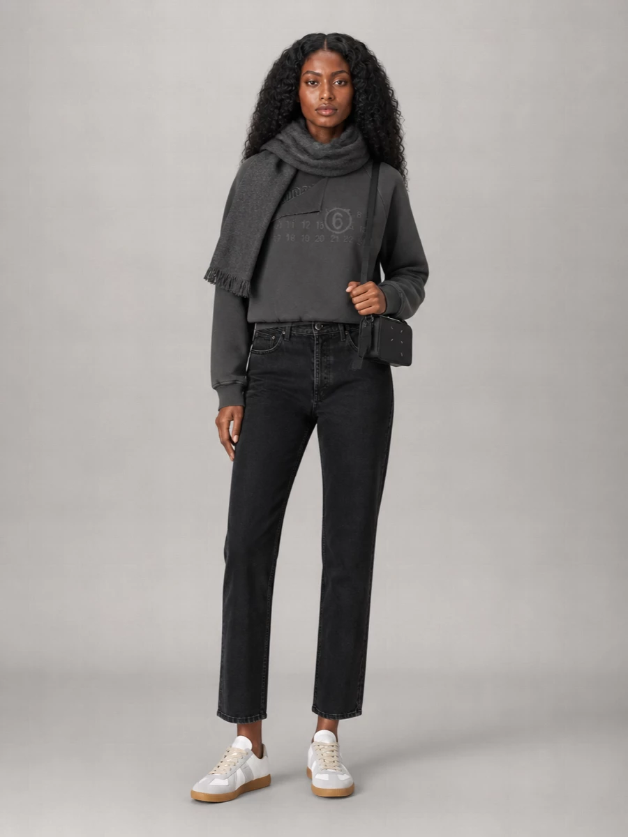 Mm6 Maison Margiela Cotton Oversized Sweatshirt