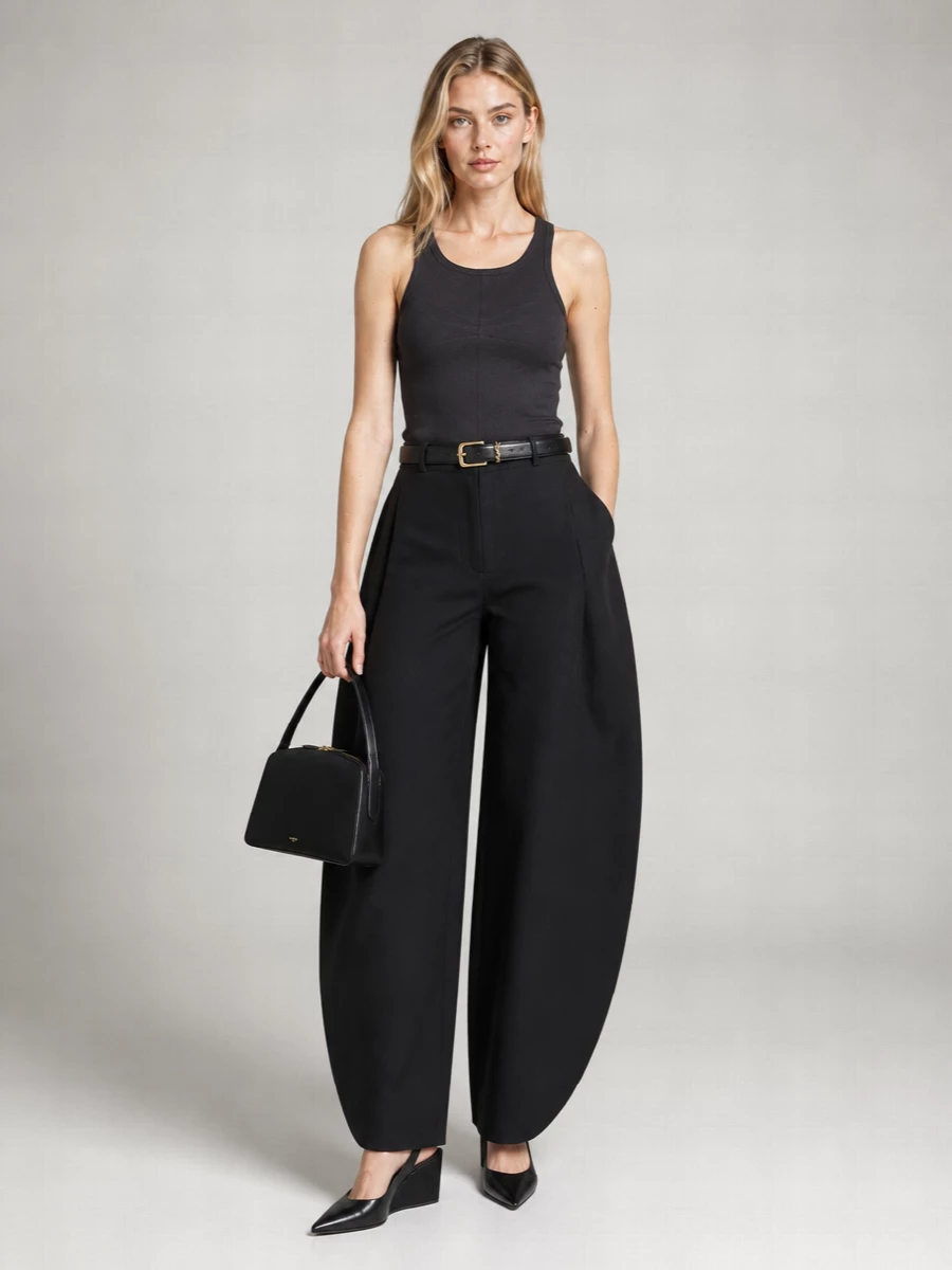 Alaïa Suede Wedge Slingback Mules