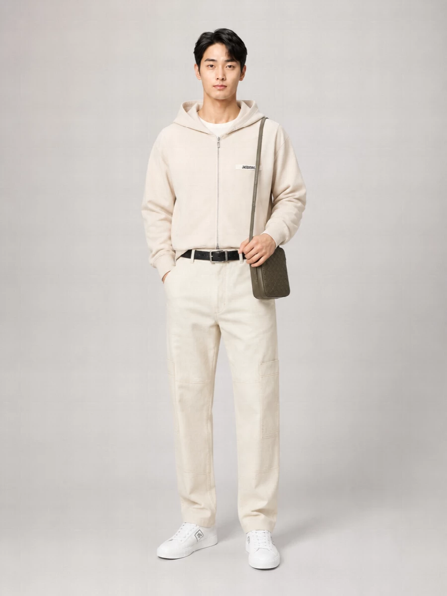 Jacquemus Cotton Zip Hoodie