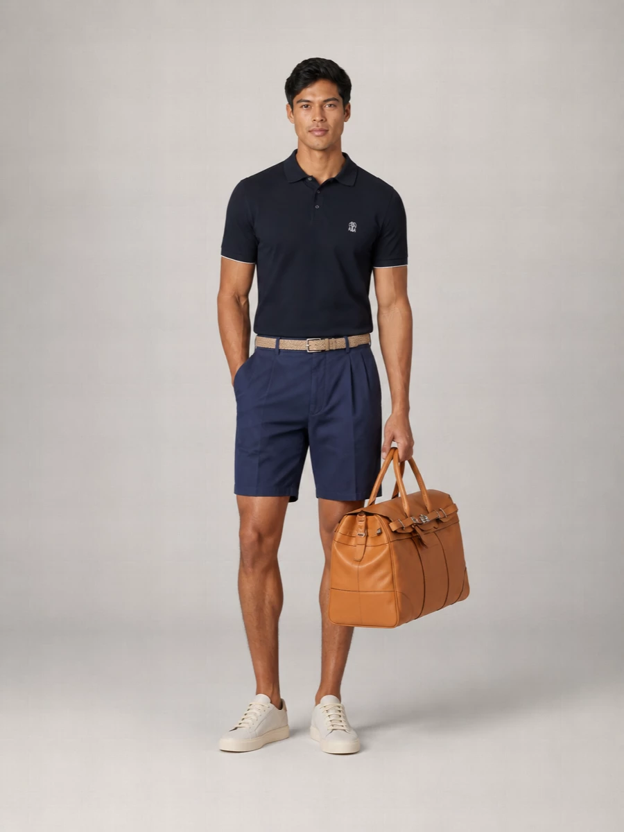 Brunello Cucinelli Cotton Short-Sleeve Polo Shirt