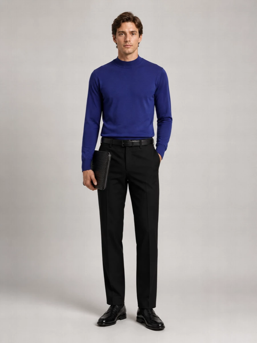 Pt Torino Cashmere Straight-Leg Trousers