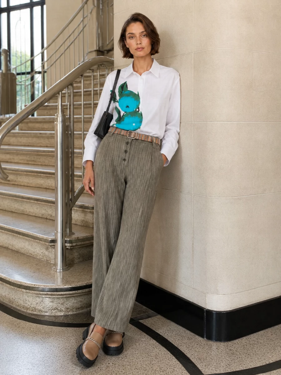 Paul smith fruit shirt herringbone trousers