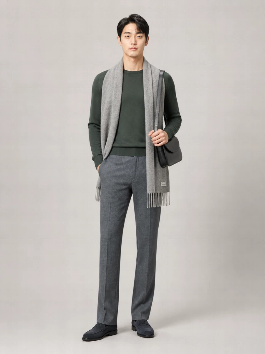 John Smedley Merino Wool Ribbed Regular-Fit Crew-Neck Sweater