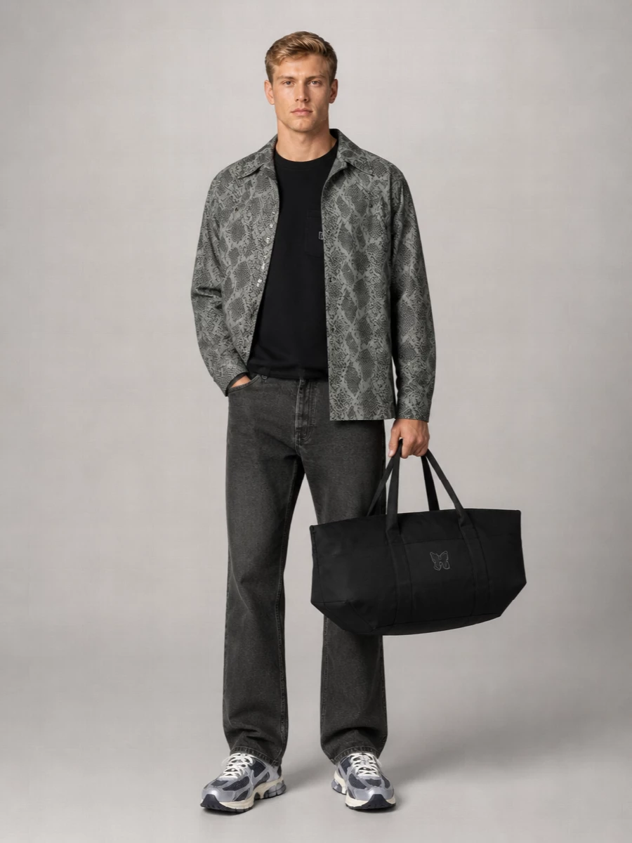 Needles Rayon Casual Shirt Jacket