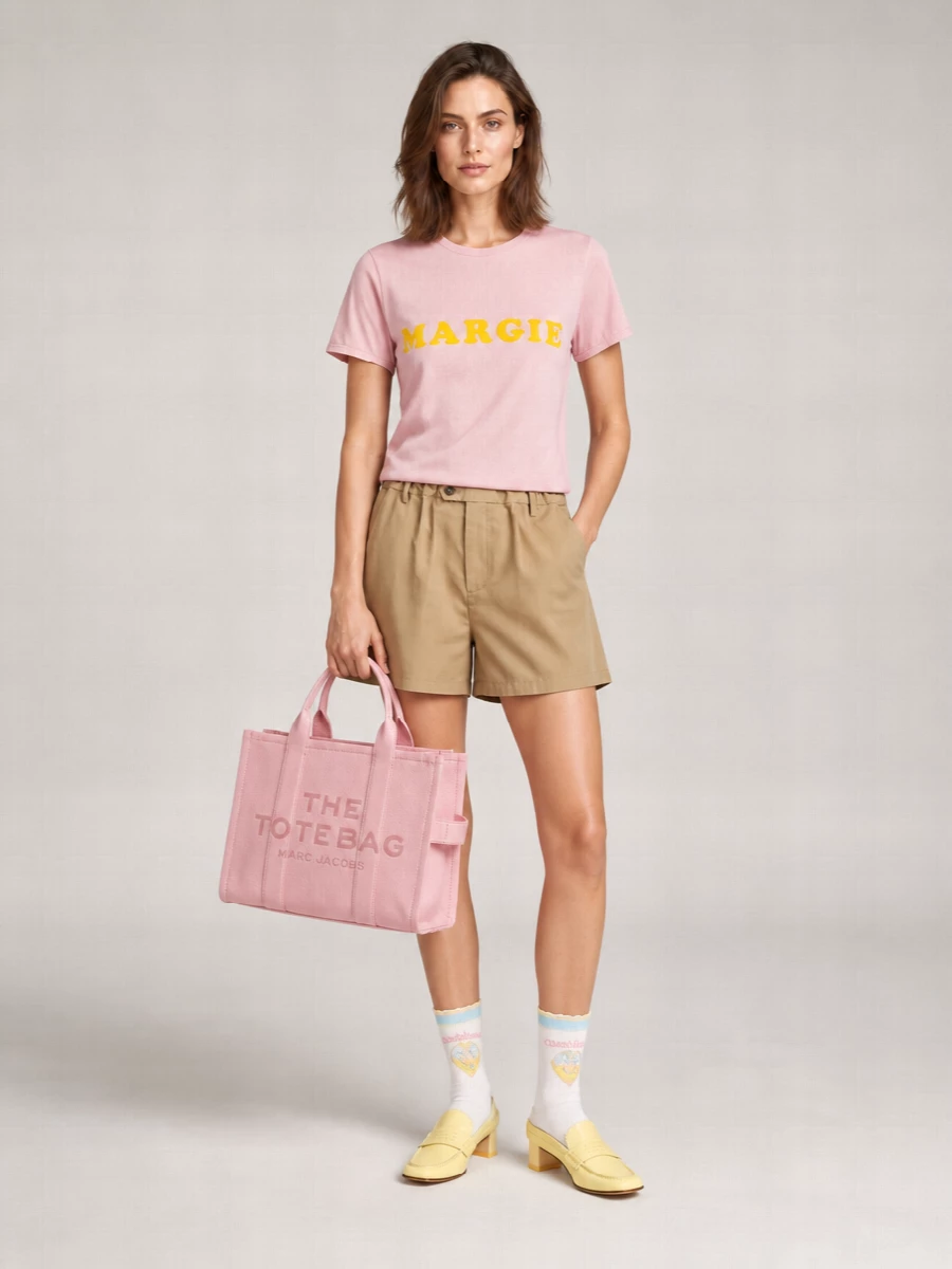Mm6 Maison Margiela Cotton Printed Short-Sleeve T-Shirt