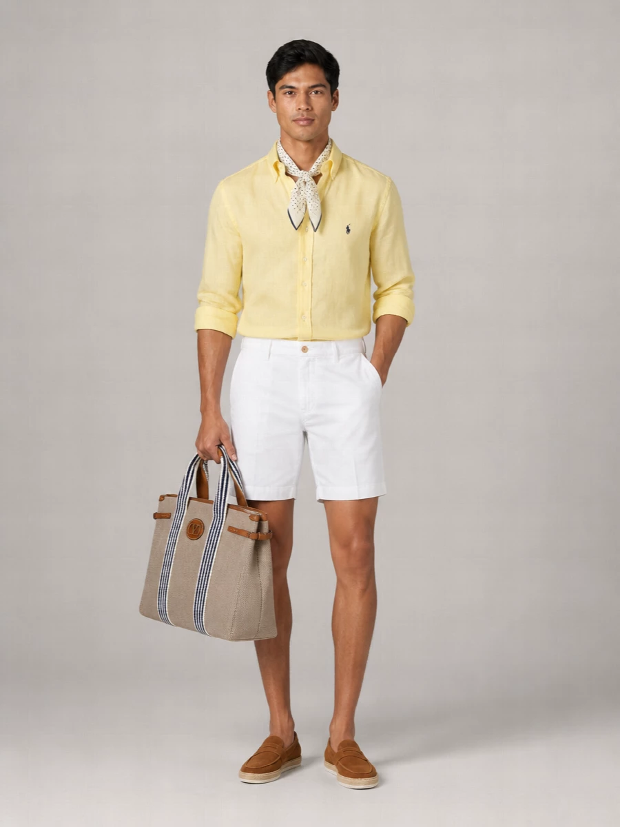 Ralph Lauren Linen Long-Sleeve Shirt