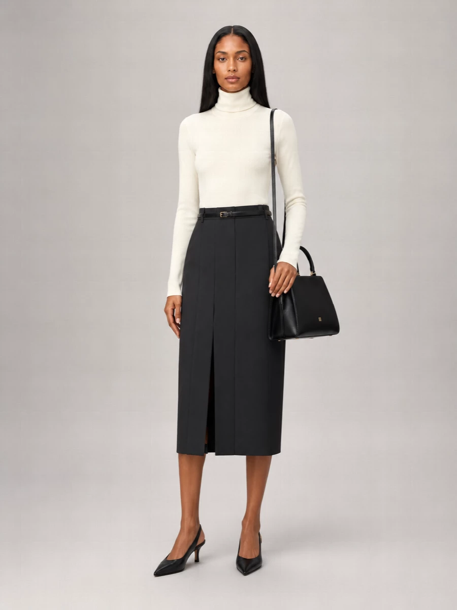 Givenchy wool suit skirt