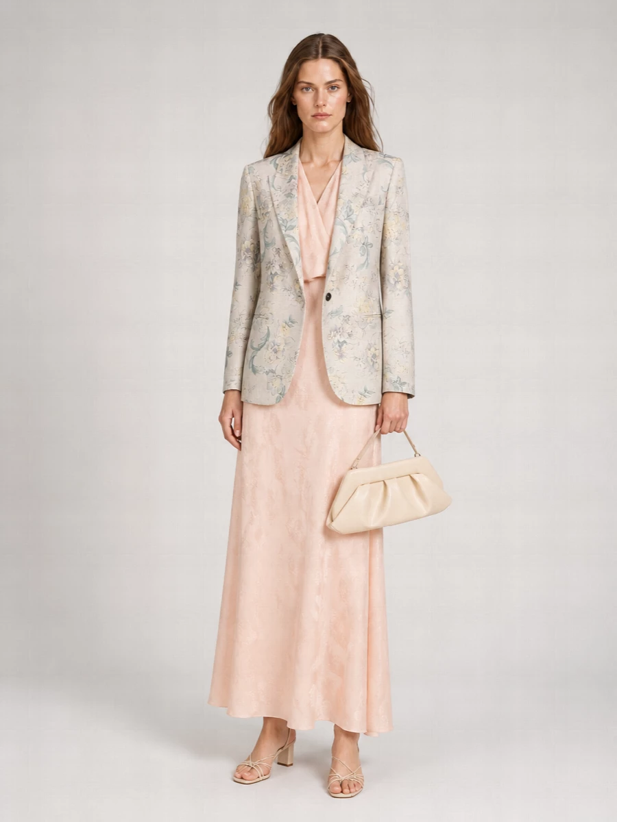 Forte Forte Linen-Blend Hopsack Relaxed-Fit Blazer
