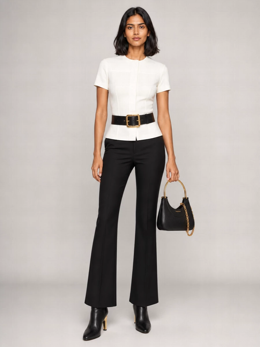 Alexander Mcqueen Wool Flared Trousers