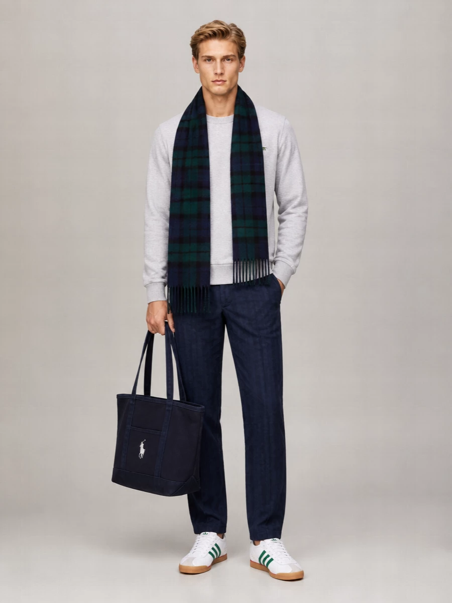 Lacoste straight-leg trousers