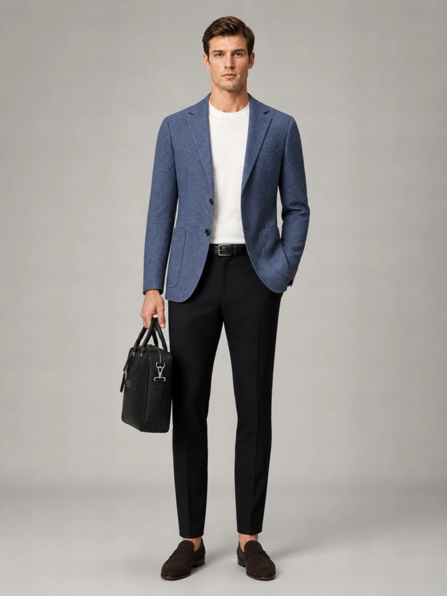 Zegna Wool Cashmere Suit Jacket