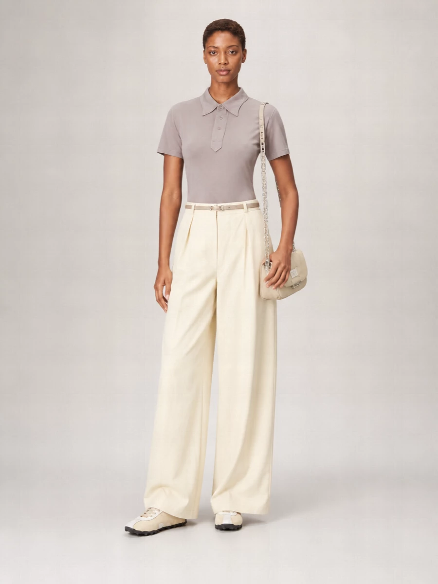 Maison Margiela Cupro Polo Shirt