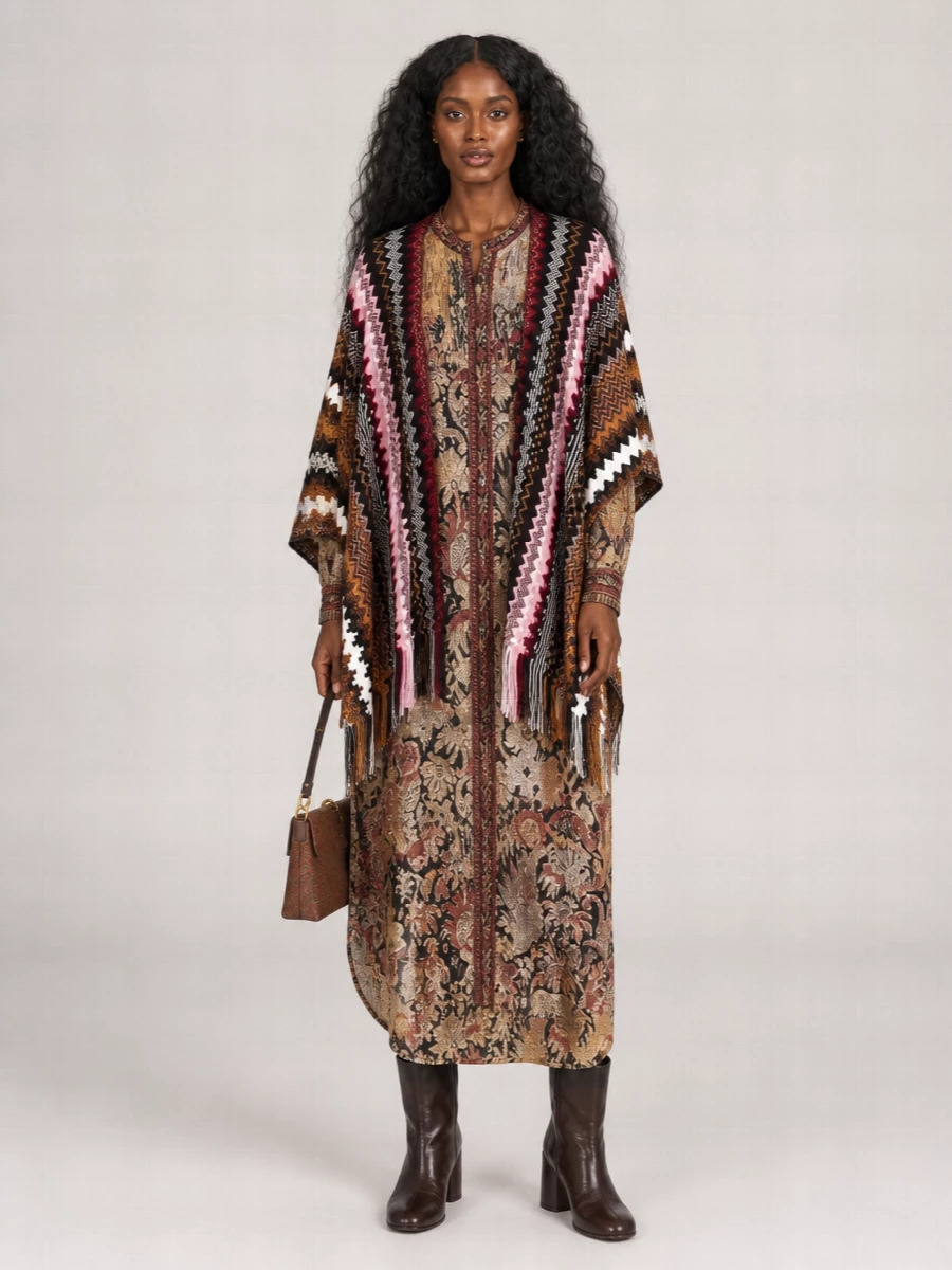 Etro Paisley Pattern Shoulder Bag With Adjustable Strap