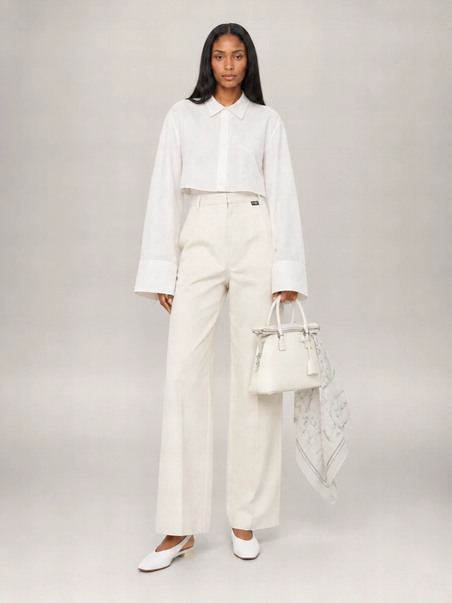 Mm6 Maison Margiela Logo Print Shirt