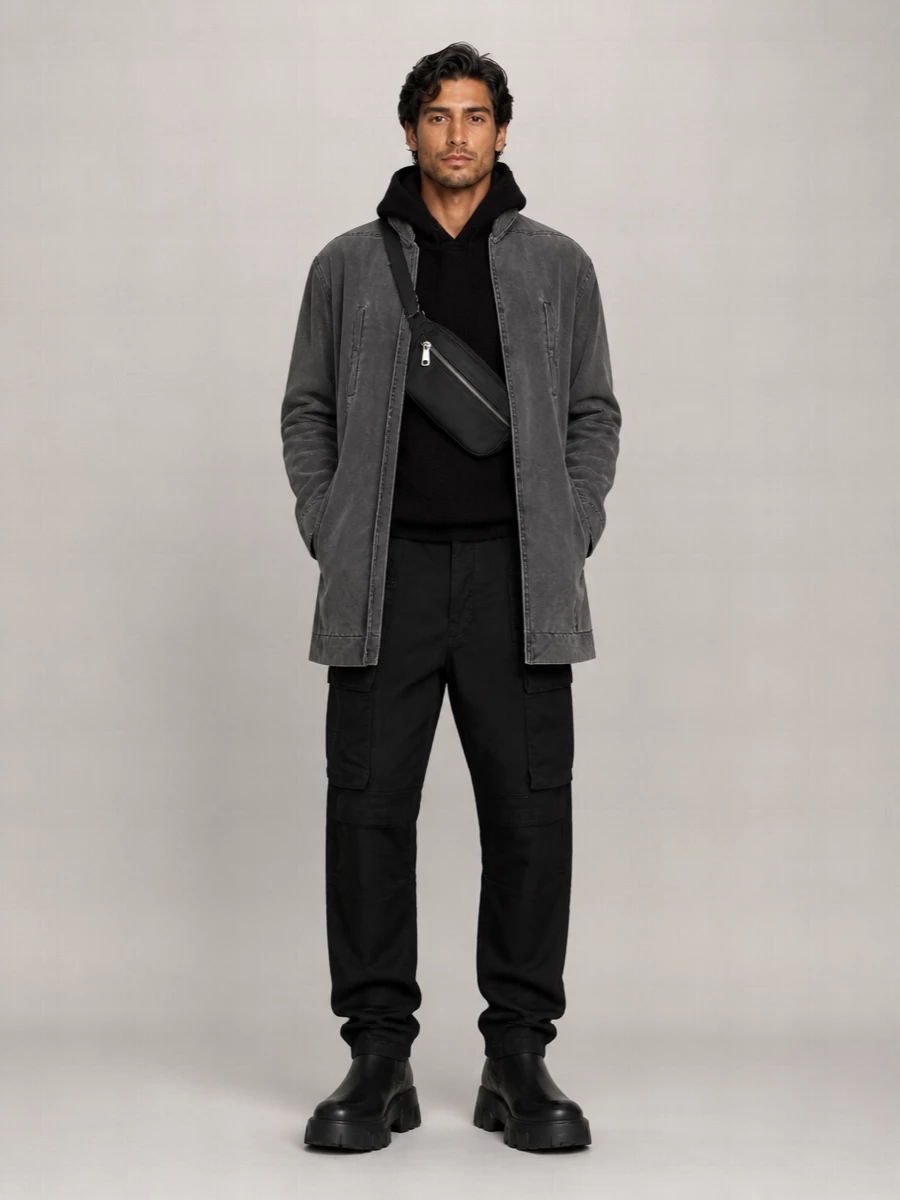 Rick Owens Leather Chelsea Ankle Boots