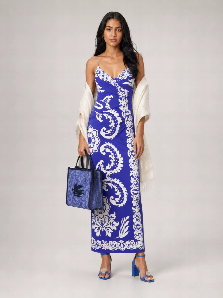 Etro Printed Maxi Dress
