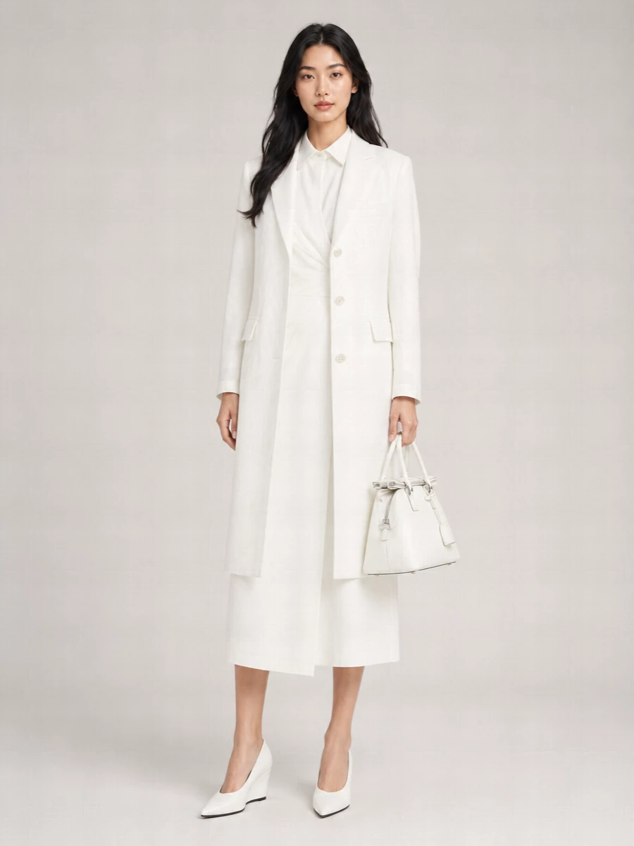 Comme Des Garçons Single-Breasted Coat