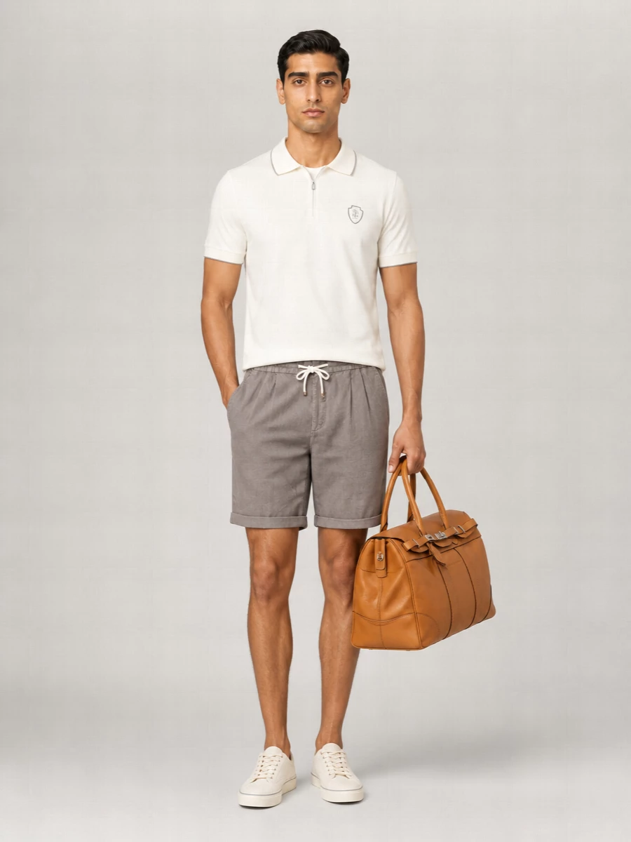 Brunello Cucinelli Technical Piqué Polo Shirt
