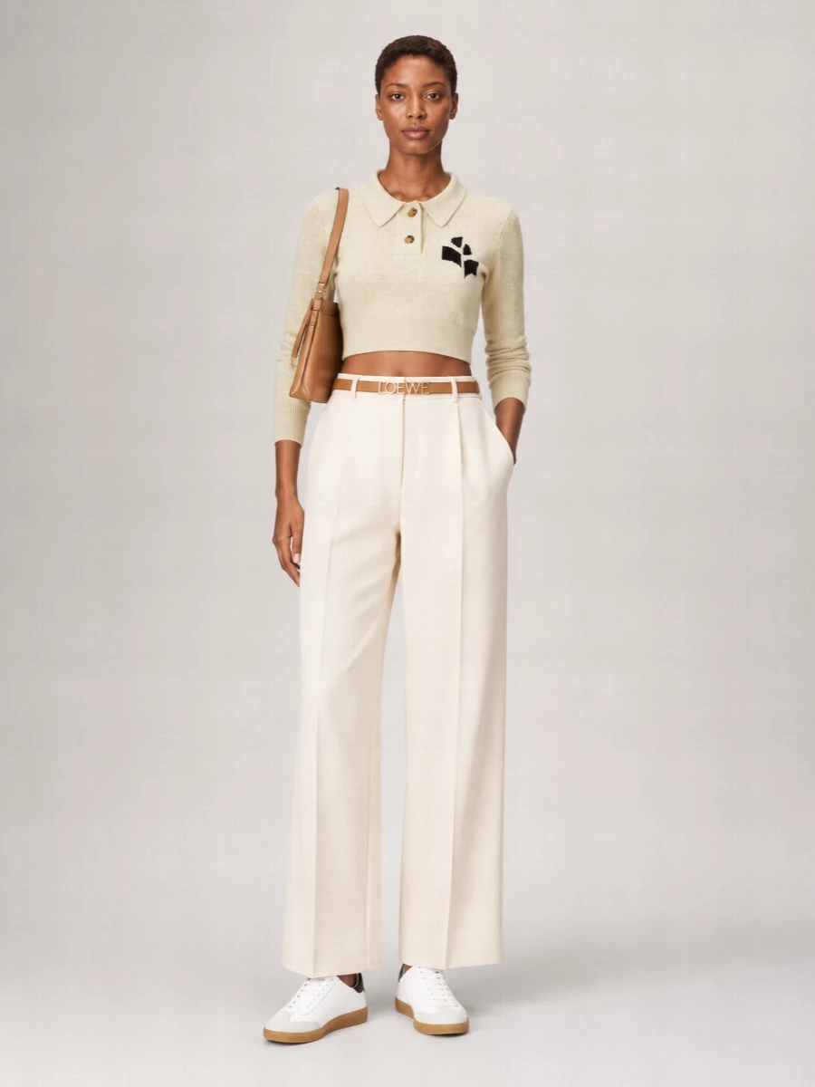 Isabel Marant Etoile Cotton Wool Mélange Polo Sweater