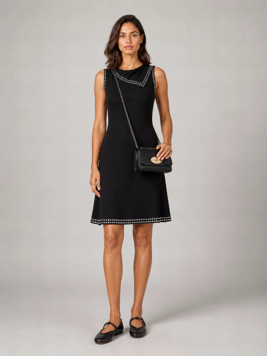 Bottega Veneta Leather Open Back Ballerina Flats