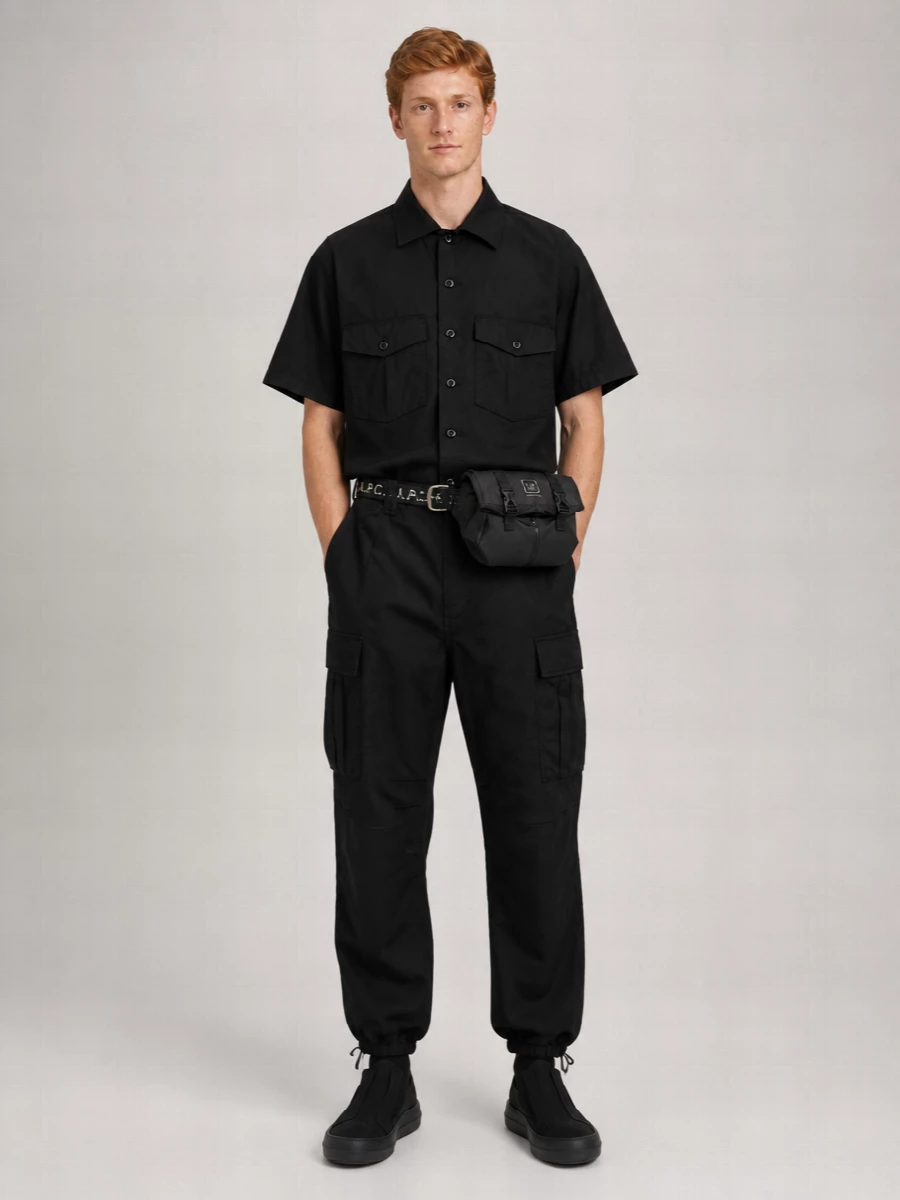 Stüssy Cotton Wide-Leg Cargo Shorts
