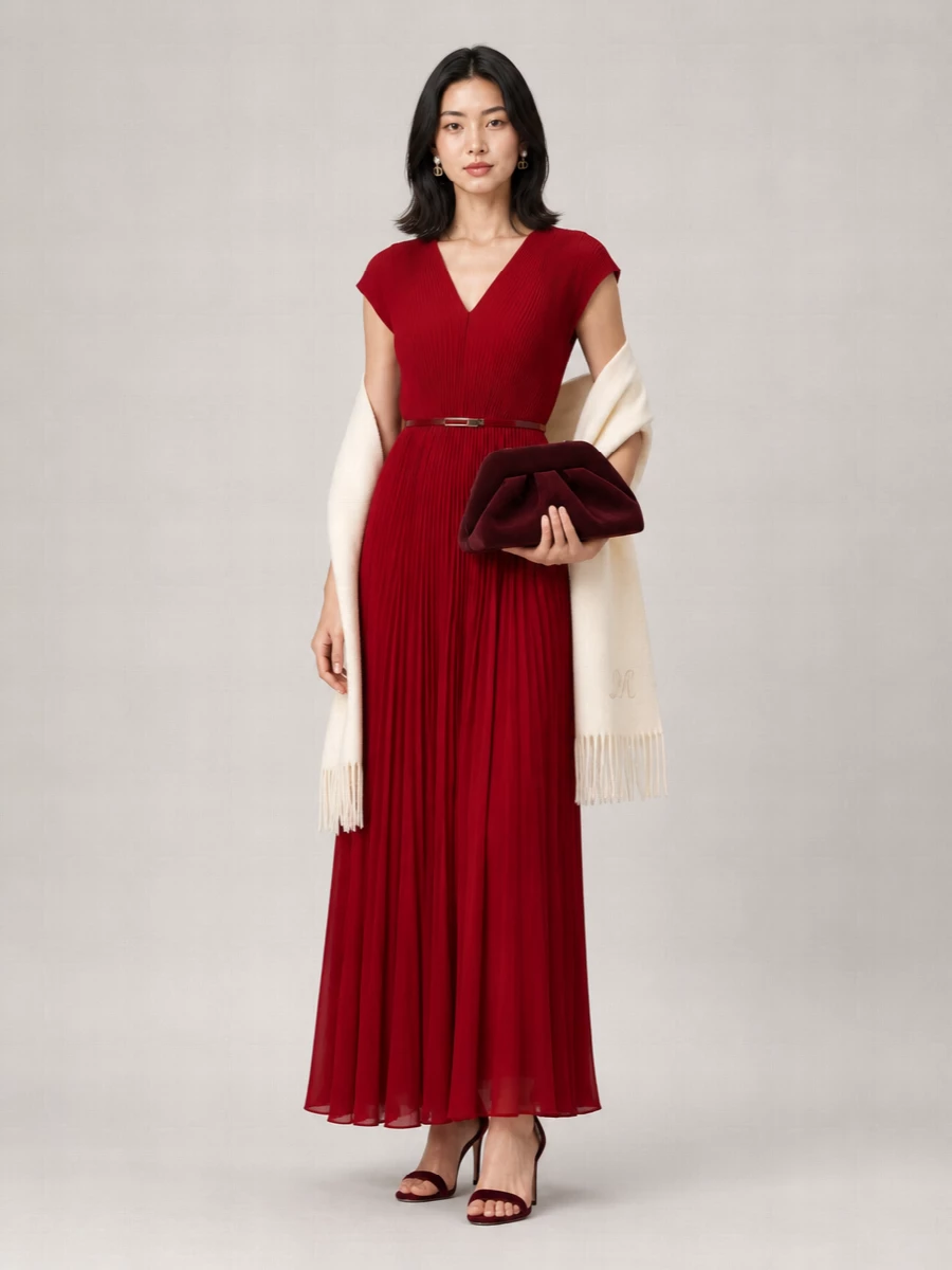 Max Mara wool wrap coat